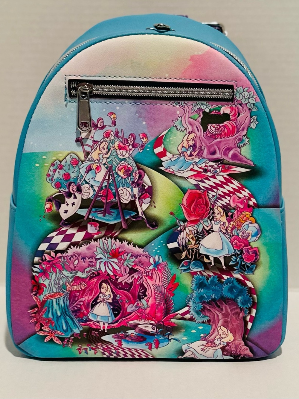 Loungefly Disney NWT Alice In Wonderland Scenes Mini Backpack